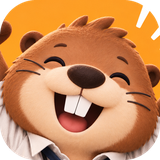 Viva, the beaver who helps prepare the review board